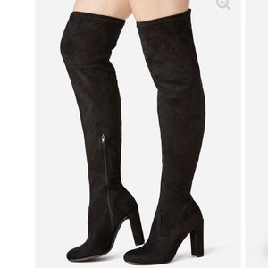 Over the knee thigh high boots